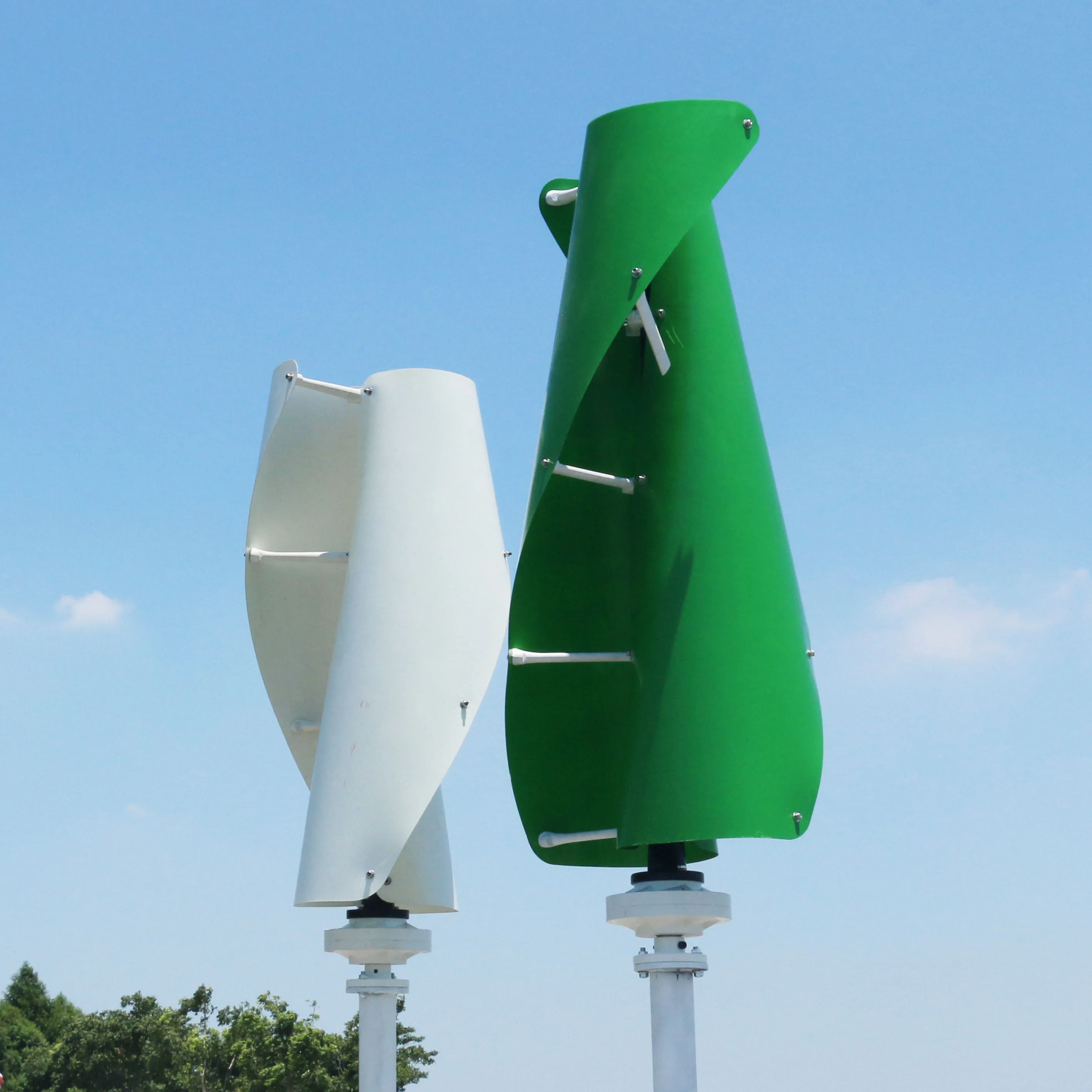 0.4kw Wind Generator 400W 12V 24V Vertical Axis Wind Turbine  for Home With Wind Charge Controller For Streetlight