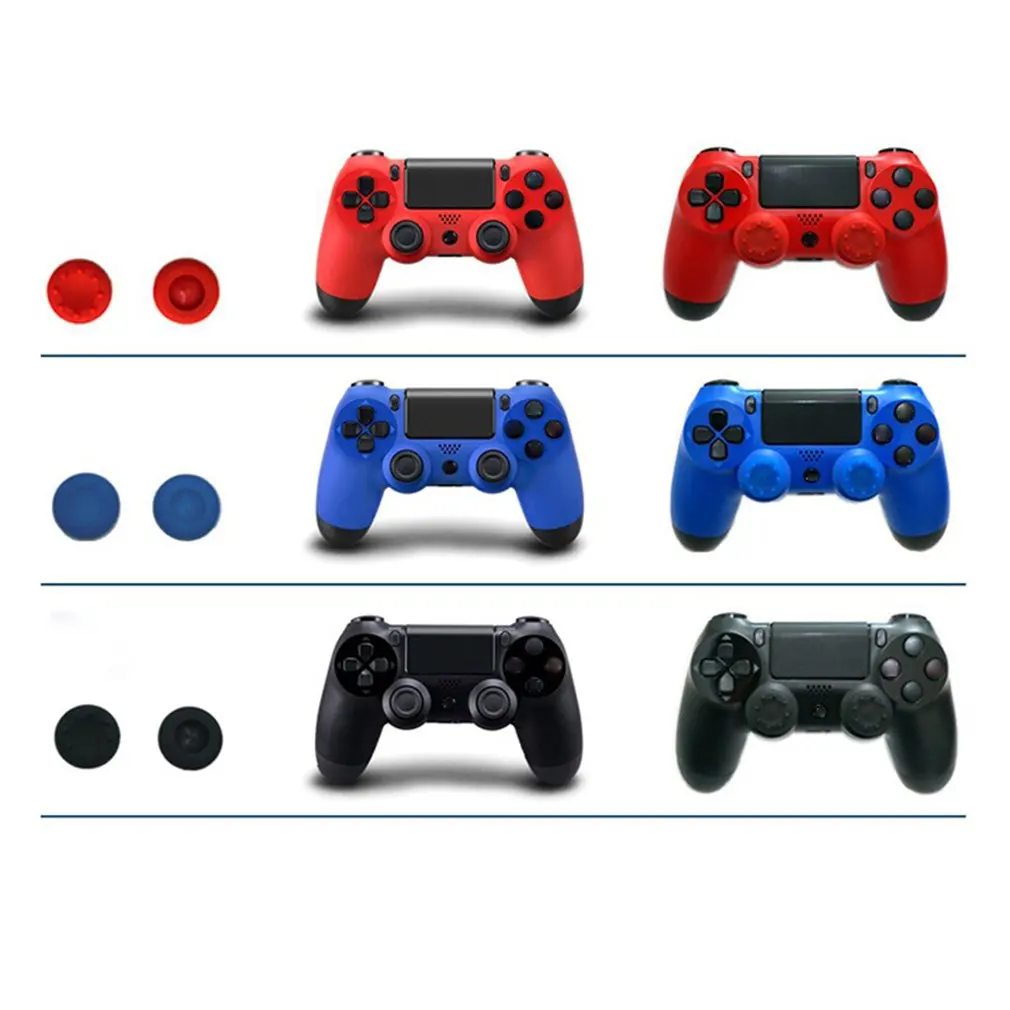 Soft Silicone Thumb Stick Grip Cap Gamepad Joystick Cover Controller Rocker Cap Rubber For XBOX 360 ONE PS4 PS3