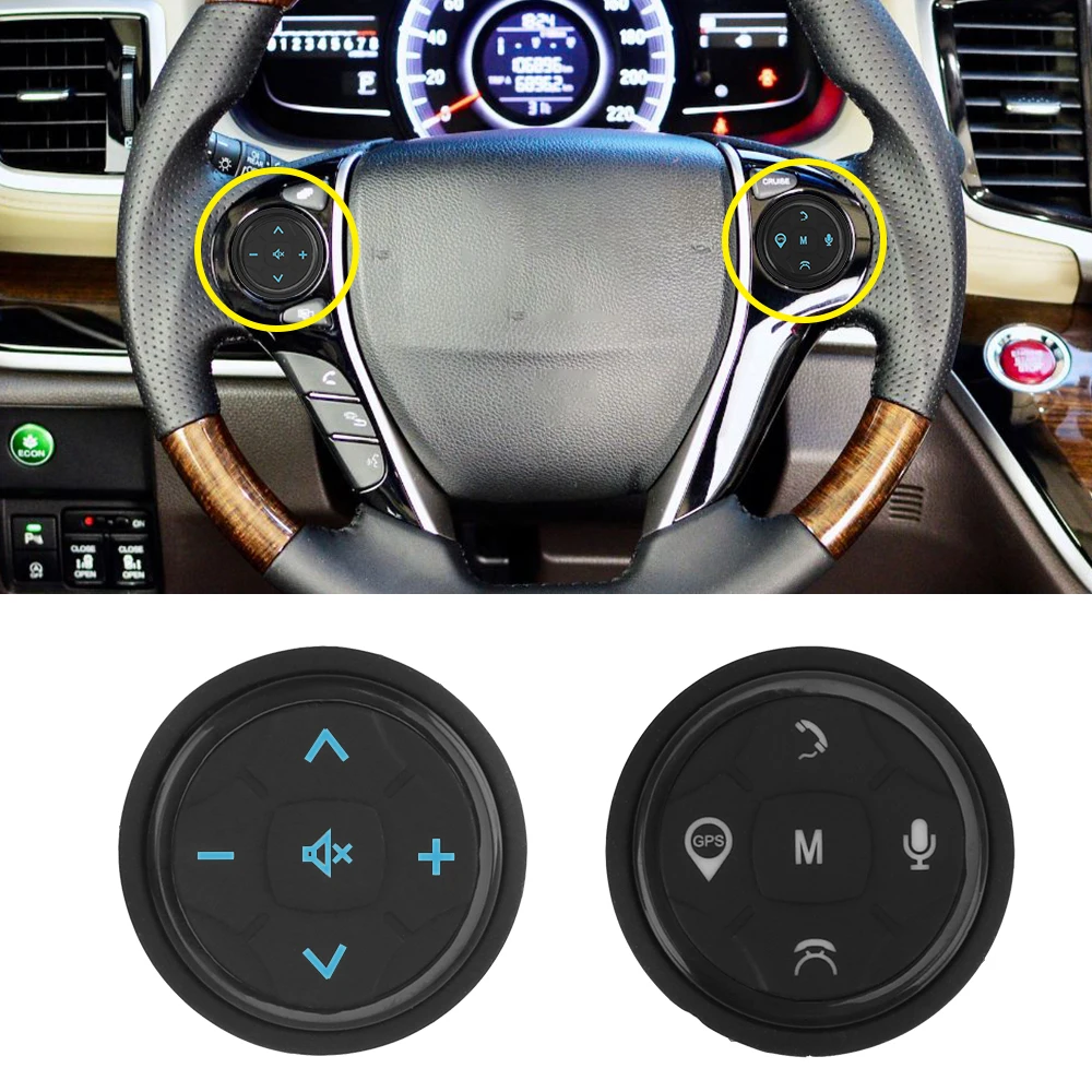 Universal Music GPS Navigation Radio Remote Control Buttons Wireless Car Steering Wheel Controller 10 keys Car Accessories