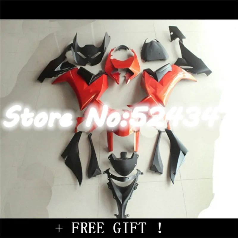 

2008-2010 ZX10R Full Fairing Kit For Kawasaki ZX10R ZX-10R 08 09 10 ABS Plastic Motorcycle Bodywork Glossy Red Body