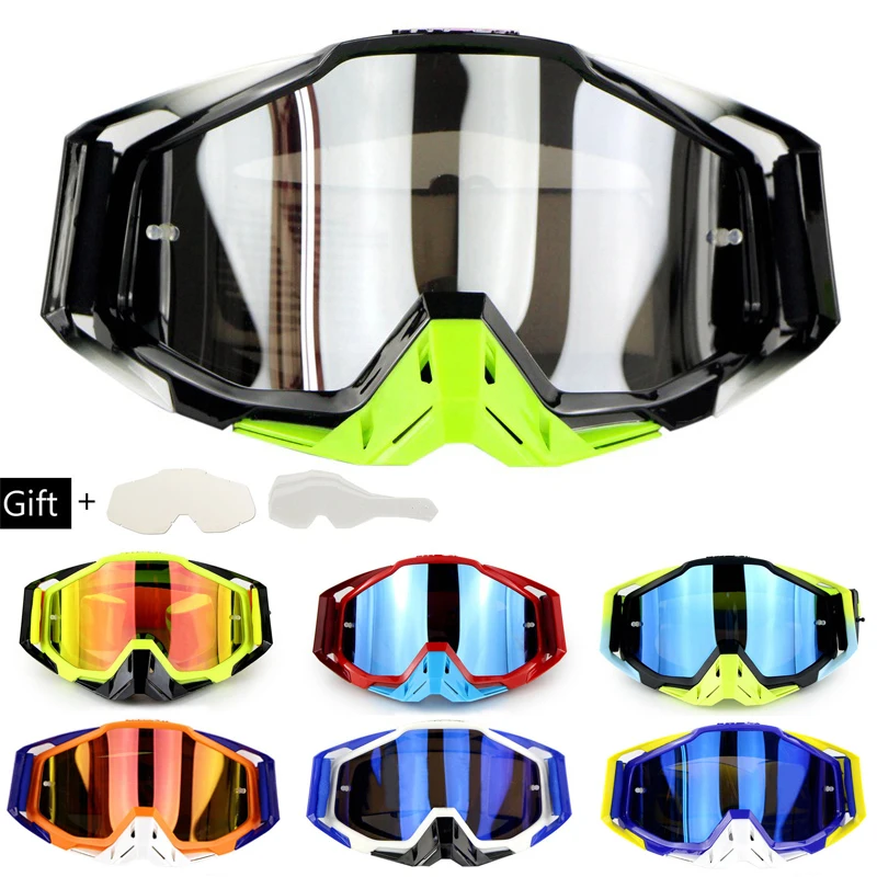 

Motocross Goggles MX Off Road Dirt Bike Motorcycle Helmets Goggles Ski Sport Moto Glasses ATV For Motocross Glasses Sets