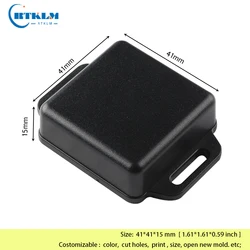 DIY Project Electric Enclosure Wall Mounting Junction Box ABS Plastic Instrument Enclosures Small Plastic Box 41*41*15mm