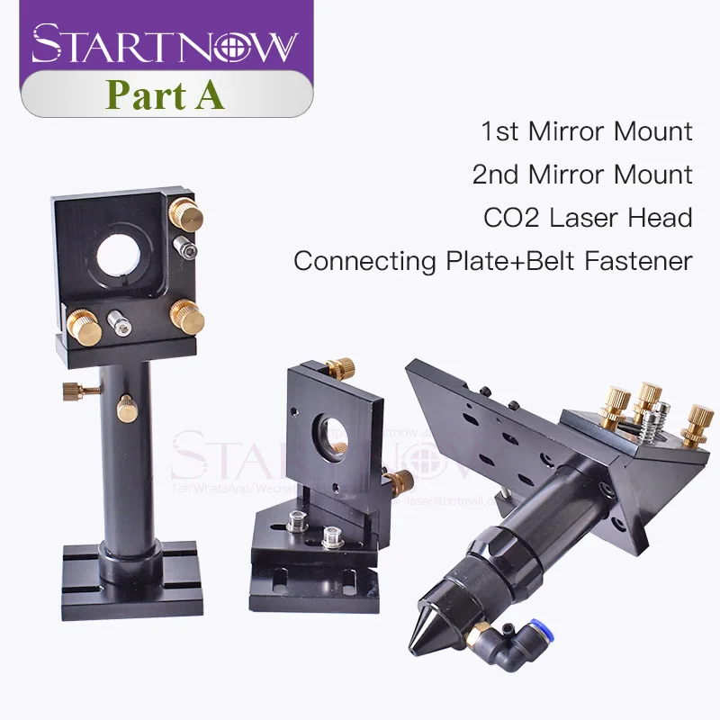 Startnow DIY Laser CO2 Metal Kit Laser Cut Machine Hardware Components Device Laser Mirror Mount For Mechanical Set Spare Parts