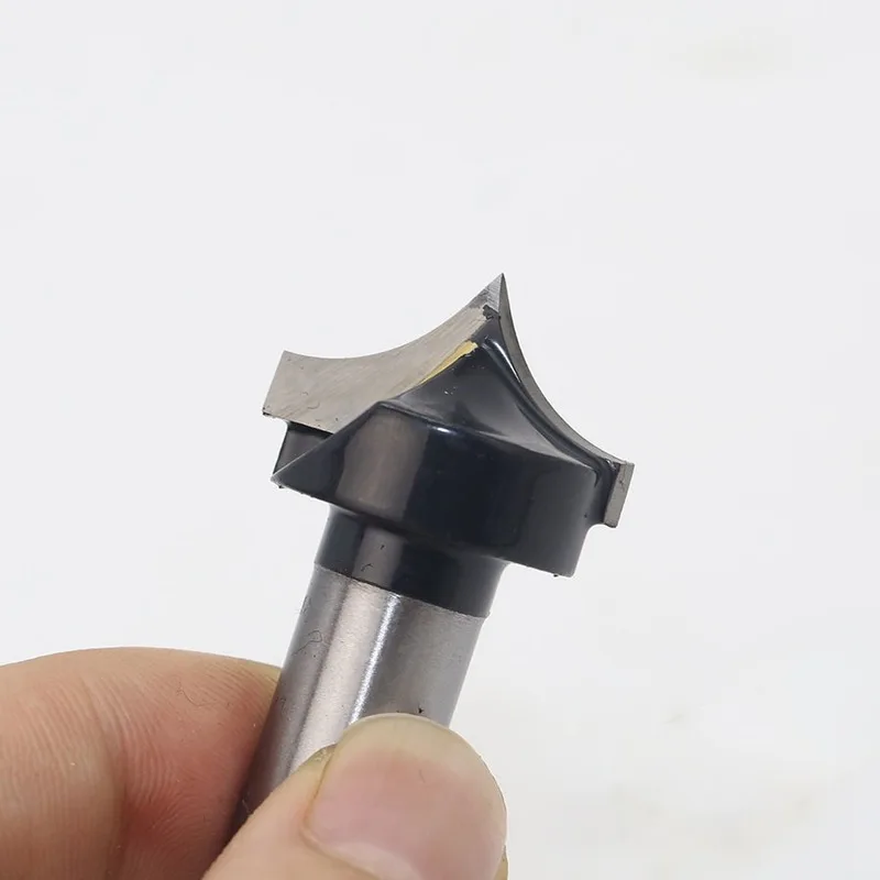 1Pc 12MM Shank Cutter Tools For Woodworking CNC Shaker Tools Solid Carbide Corner Round Nose Bits Round Point Cut Bit End Mills
