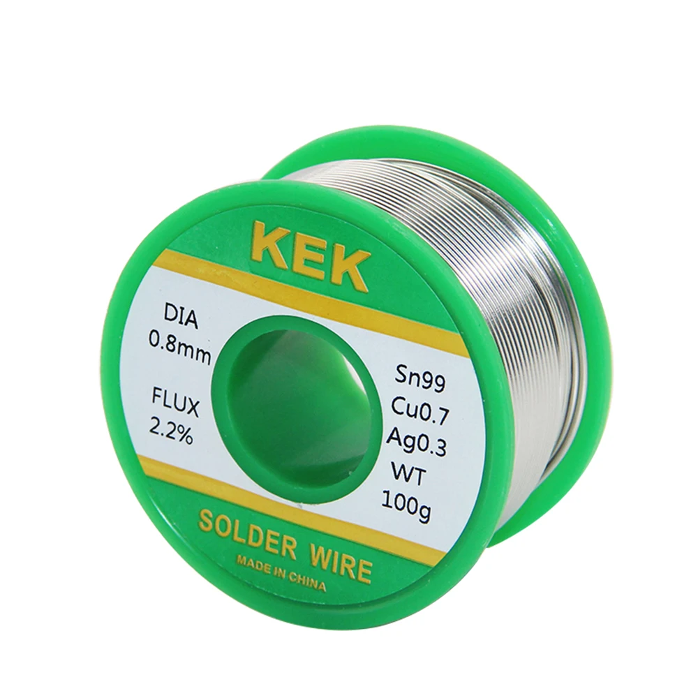 Sn99Cu0.7Ag0.3  lead-free solder wire 0.8-1.0mm lead-free lead-free rosin core for electrical RoHs