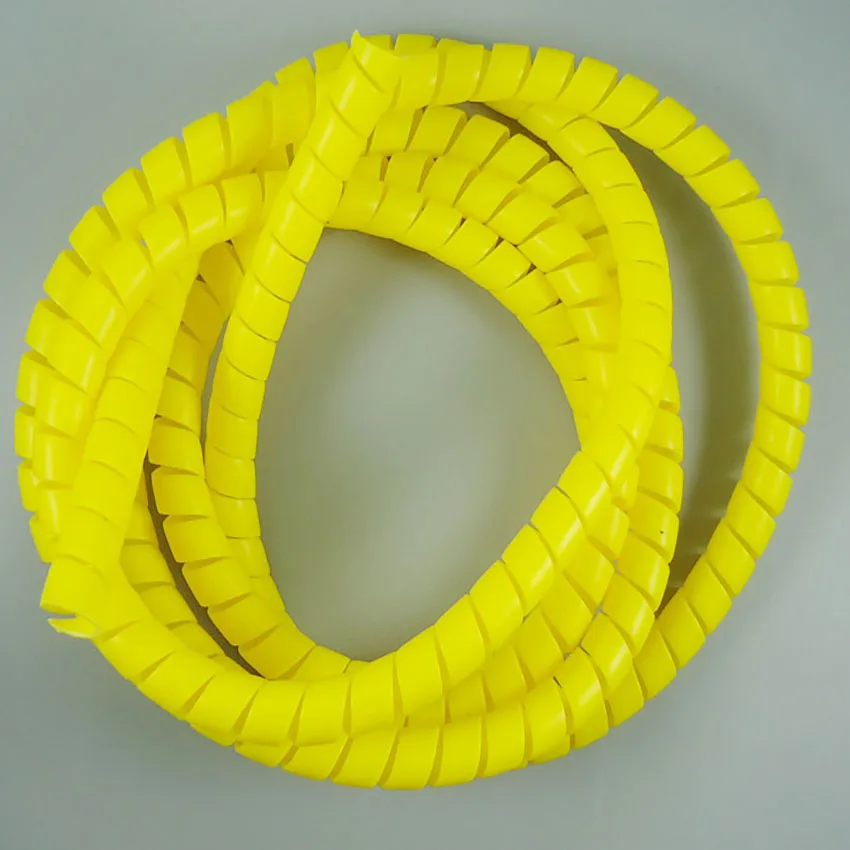 2M 8mm 10mm 12mm 14mm 16mm New Spiral Wrap Sleeving Tube Flame Retardant Cable Protective Sleeve Band Winding Pipe Wire Sleeves