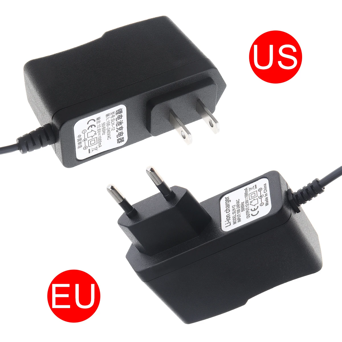 Universale 110 centimetri 12.6V di Potere del Caricatore Adattatore di Alimentazione di Ricarica per Elettrica Al Litio Trapano Avvitatore Elettrico UE Spina DEGLI STATI UNITI