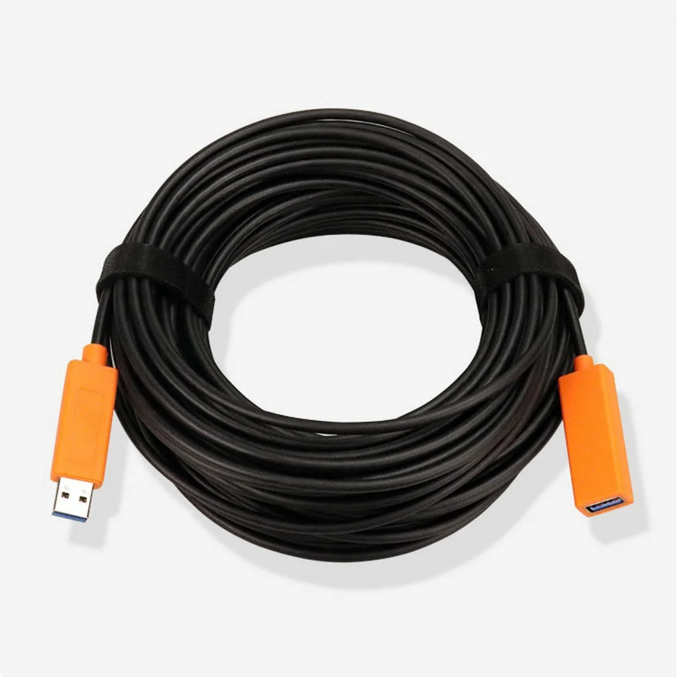 EB-LINK 20ft/6M USB 3.0 Fiber Optic Extension Cable High Speed 5Gpbs Male to Female Mini USB To USB Extender Cord