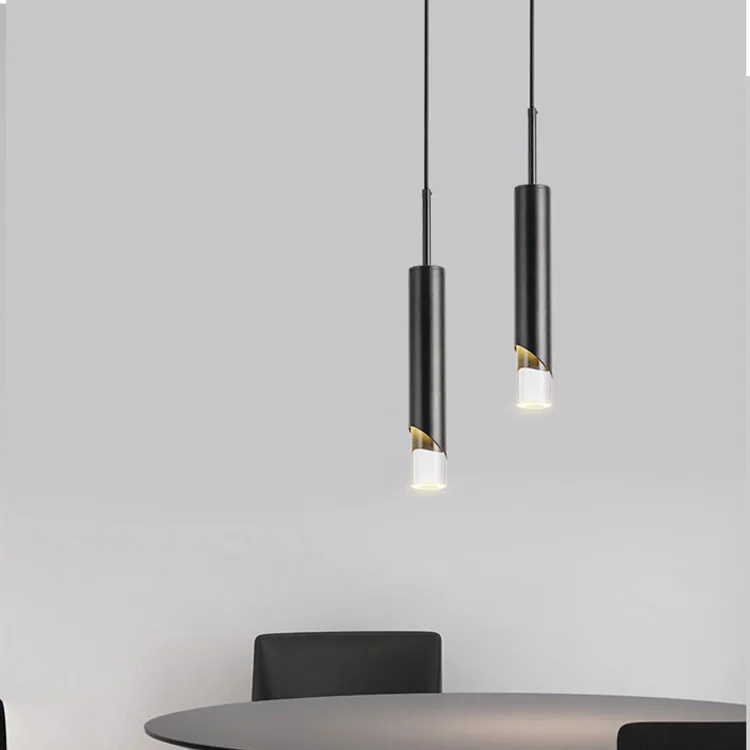 Modern Pendant Light Led Gold Nordic Minimalist Hangling Lighting Living Bedroom Dining Restaurant Bar Bedside Lamp Suspension view 4