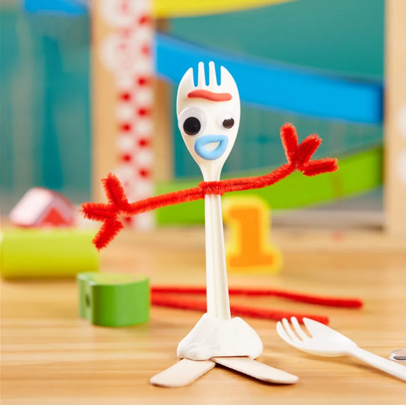 

Cartoon Toy Story 14cm DIY Forky Interactive Toy Action figure Collection Doll Toys for Children Gifts