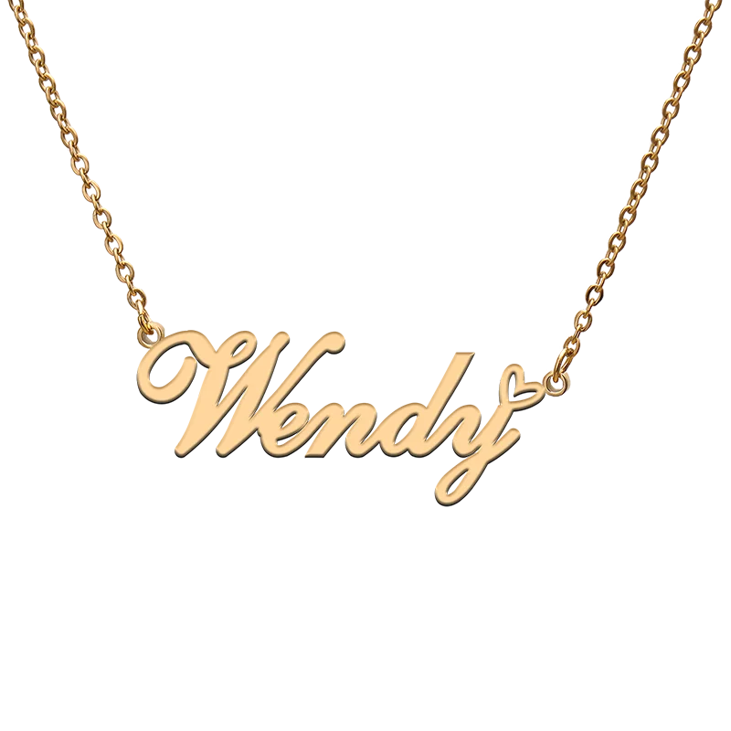 

Custom Personalized Name Necklaces for Wendy Best Friends Birthday Christmas Mother Days Jewelry Gifts