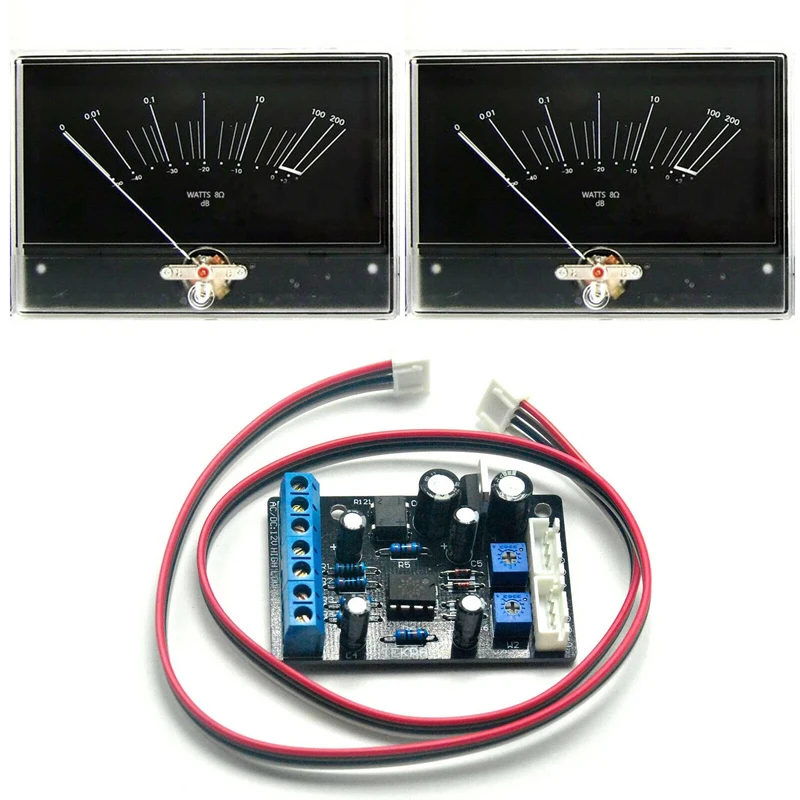 2Pc Vu Panel Meter Header Afgestemd Op Onkyo M-5000R Eindversterker + 1x Driver Board