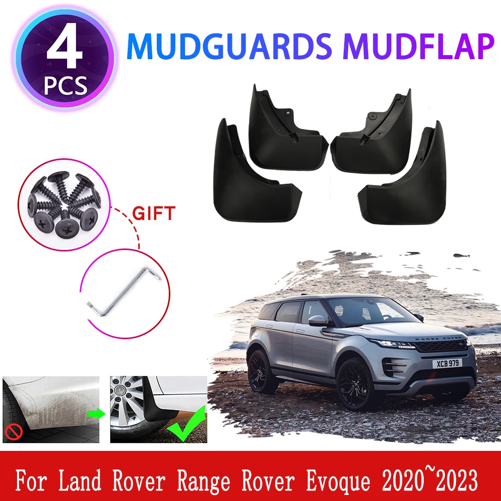 

For Land Rover Range Rover Evoque L551 2019~2023 2021 2022 Mudguards Mudflaps Fender Mud Flap Splash Mud Guards Cover Accessorie