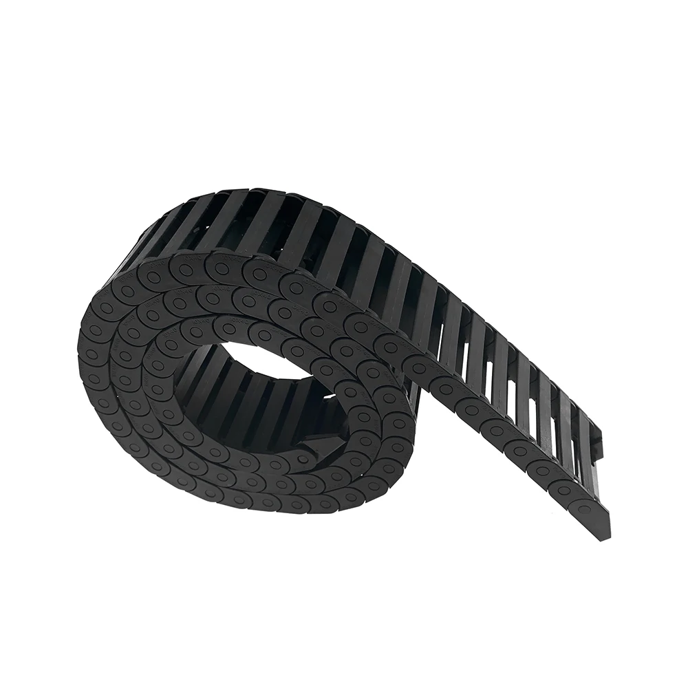 1 Meter Cable Drag Chain Wire Carrier with End Connectors Transmission Drag Chain For CNC Router Machine Tools 3D Printer Parts
