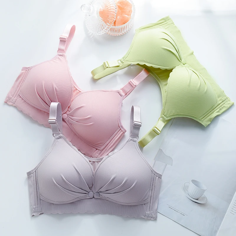 

Wirefree Breast Feeding Maternity Nursing Bra Mothers Clothing for Pregnant Women Breastfeeding Brantimate Lactation Lingerie