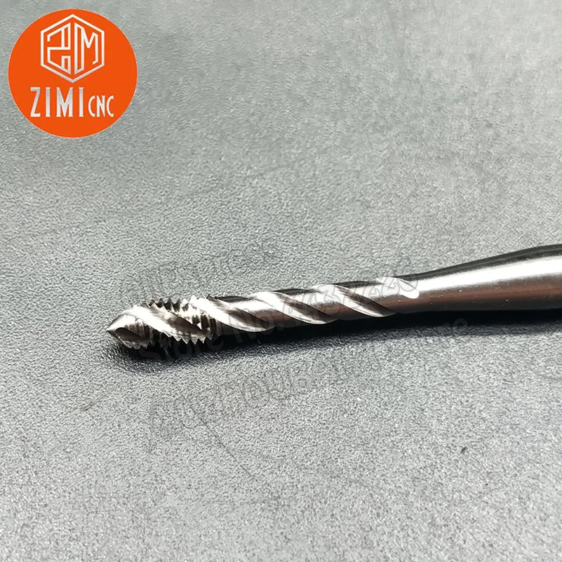 M3 * 0.5mm M4 * 0.7mm rubinetto a spirale per la lavorazione di alluminio maschiatura filettatura Kit di taglio utensile manuale strumento di filettatura vite rubinetto trapano strumento CNC