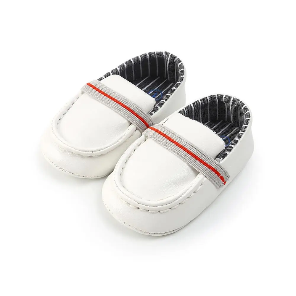 Handsome Baby Boy First Walker Shoes Synthetic Leather Fashion Newborn Moccasins Sneaker Soft Shoe Baby Prewalker