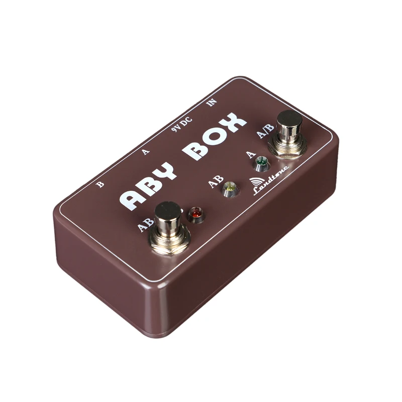 Upgraded LANDTONE Hand Made ABY Selector Combine Pedal Switcher Box /TRUE BYPASS! Amp /ABY Pedal Box
