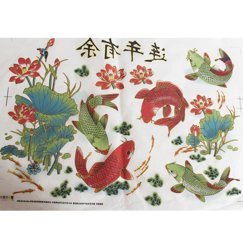 Ceramic Art Underglaze Flower Paper Blue and White Porcelain Sticker Jingdezhen DIY Ceramic Transfer Paper pottery tools sets