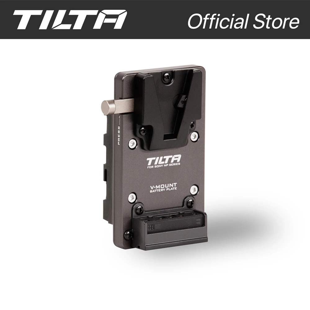 Tilta V Mount Battery Plate for Z CAM cameras for Sony L Series to V-Mount Adapter Battery Plate Type I Tiltaing Gray TA-ABP-G