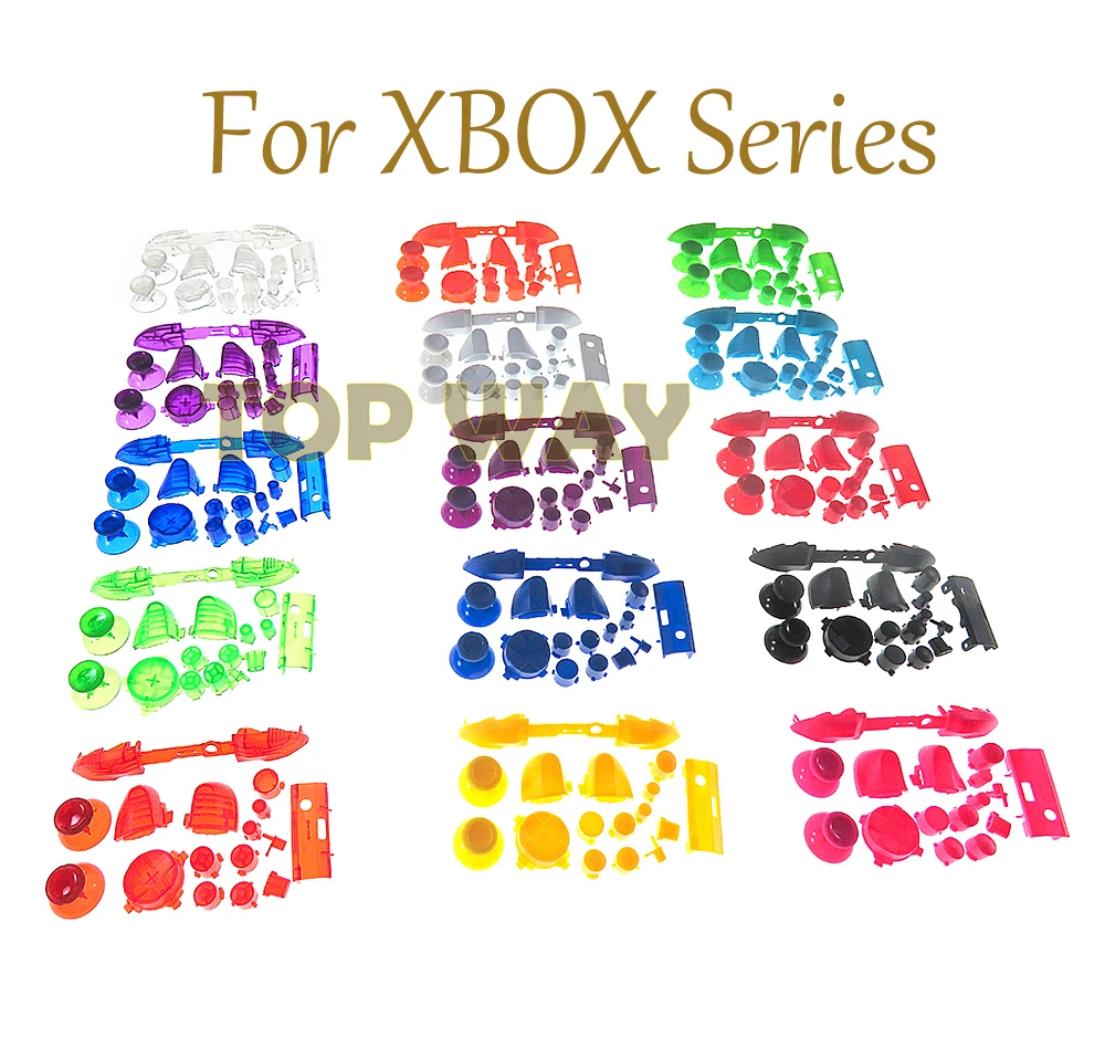 

15sets Replacement Buttons Set LB RB LT RT Bumpers Triggers D-pad ABXY Start Back Share Keys for Xbox Series X S Controller