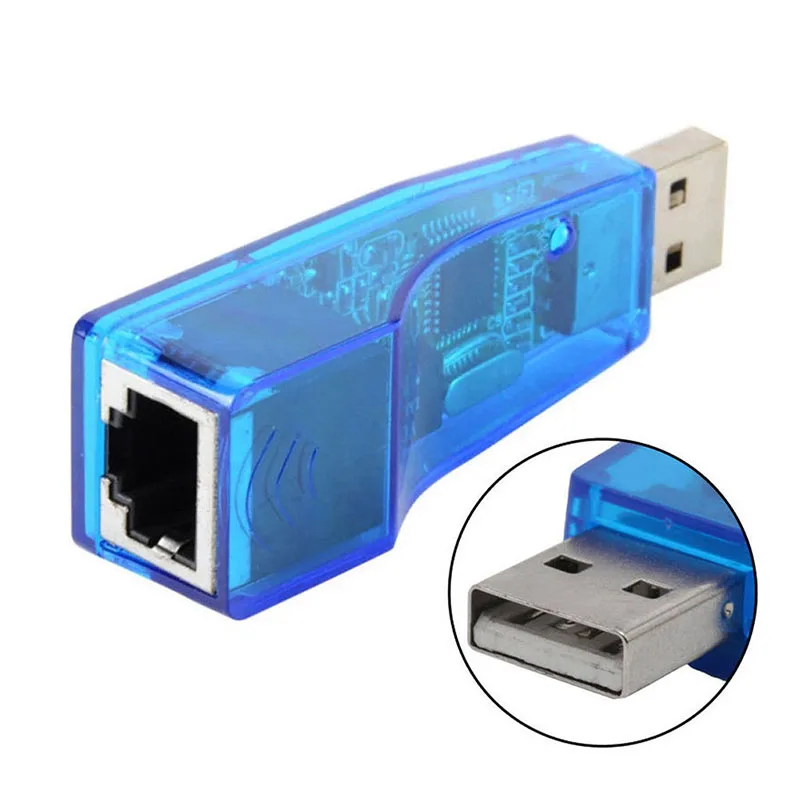 

USB 2.0 To LAN RJ45 Ethernet 10/100Mbps Networks Card Adapter for Win8 PC PUO88