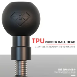 Motorcycle universal Extension ball head of rearview mirror seat mobile phone bracket fixed base for Honda Kawasaki Suzuki BMW