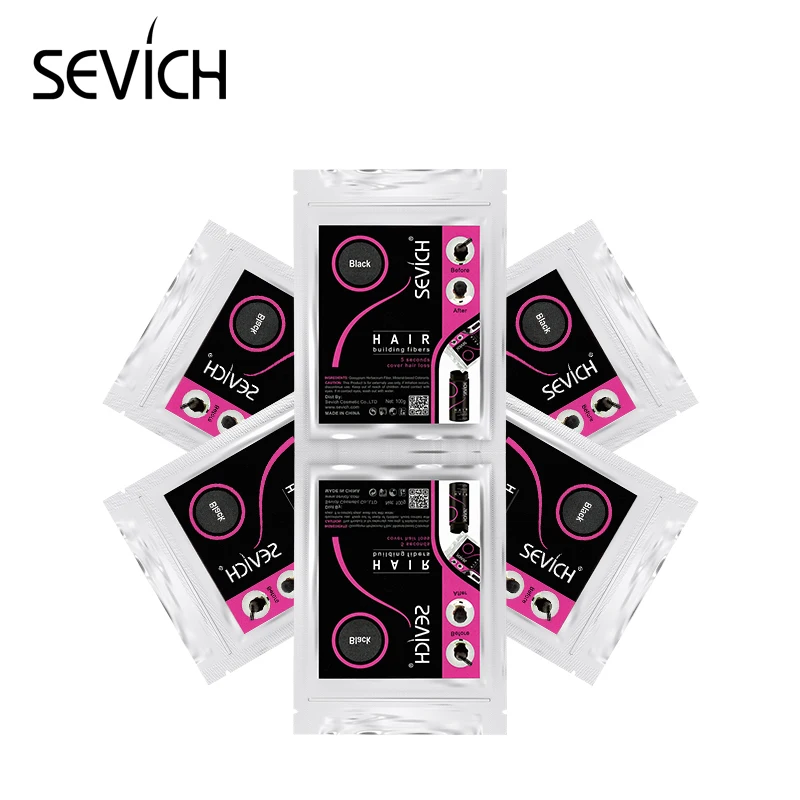 Sevich Keratin Hair Building Fibers Refill Fiber Hair Extention Treatment Powders Keratin Hair Growing Dye Wig 50g 10 Colors