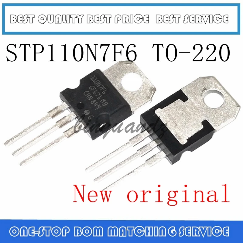 5 Buah ~ 50 Buah STP110N7F6 110N7F6 68V 110A TO-220 100% Baru Asli