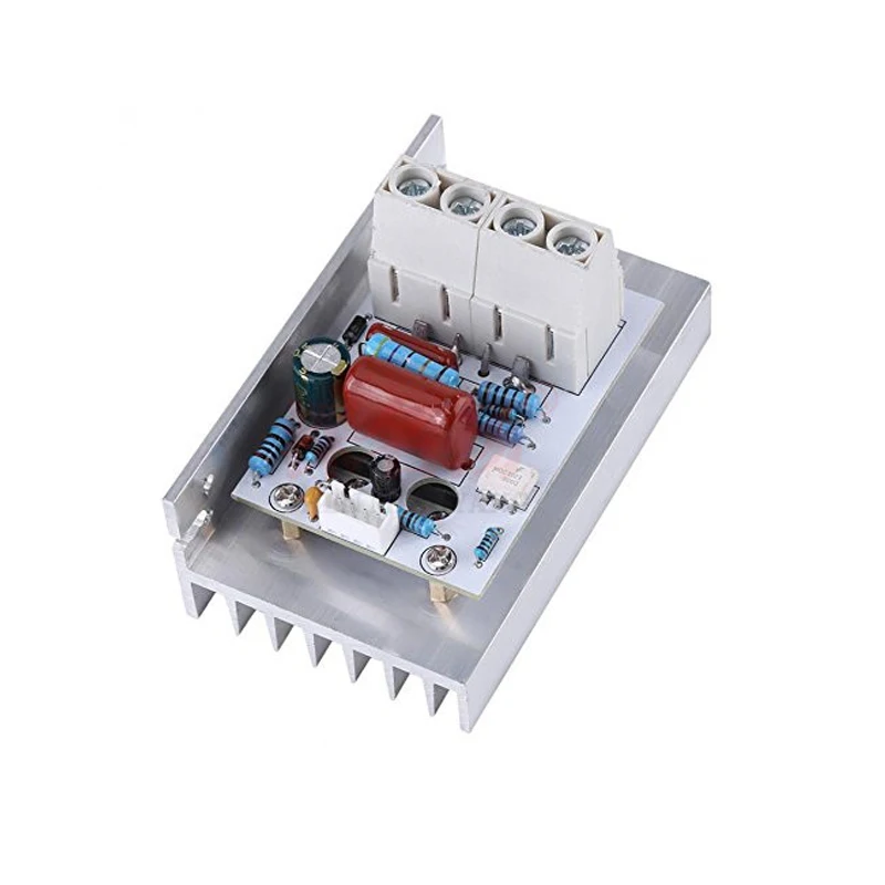 AC 220V 10000W SCR Digital Voltage Regulator Speed Control Dimmer Electric iron oven Thermostat 80A with Heat Sink
