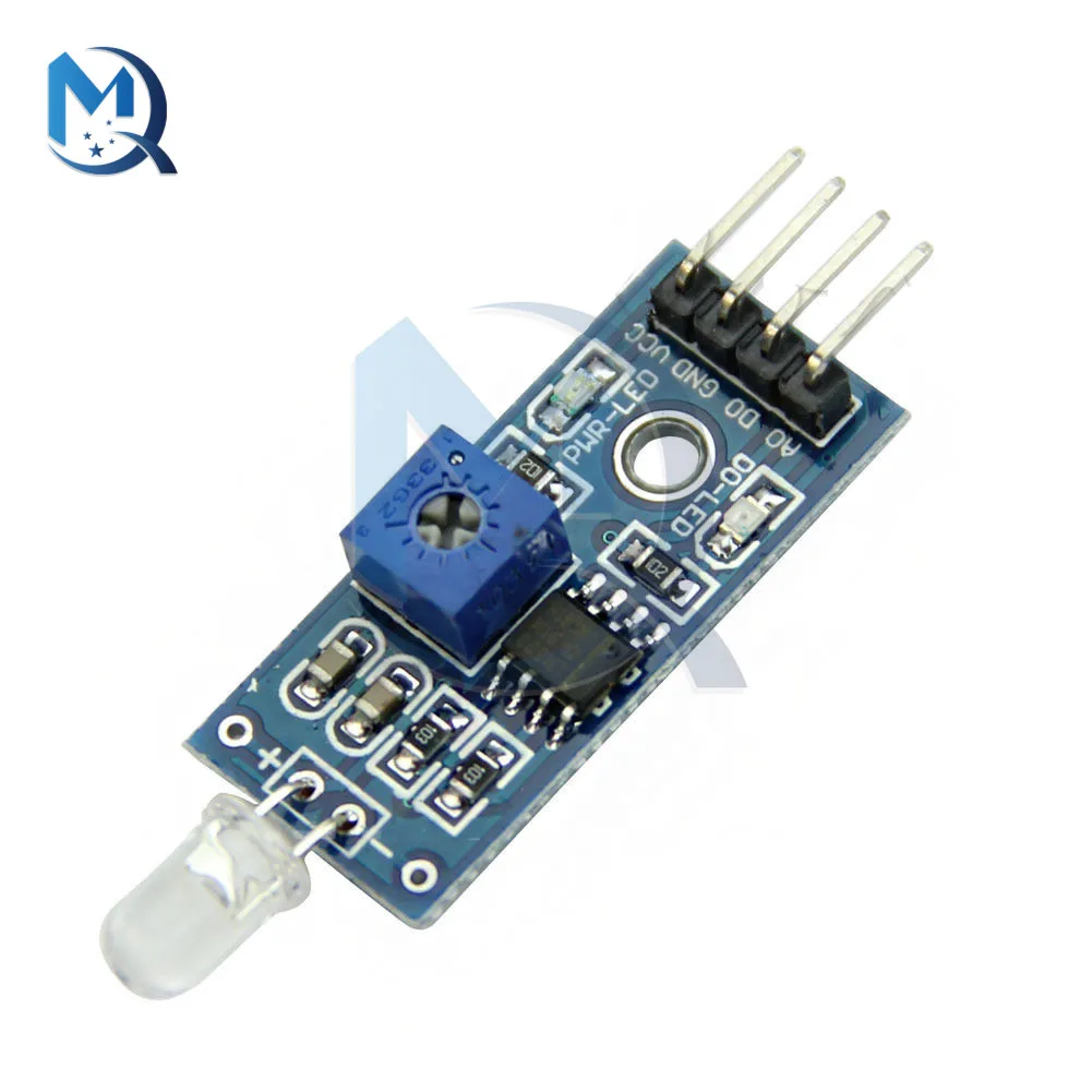 3.3V-5V 4PIN Photodiode Module LM393 Light Sensor Switch Module for Arduino Raspberry Pi Photosensitive Diode Detection Switch