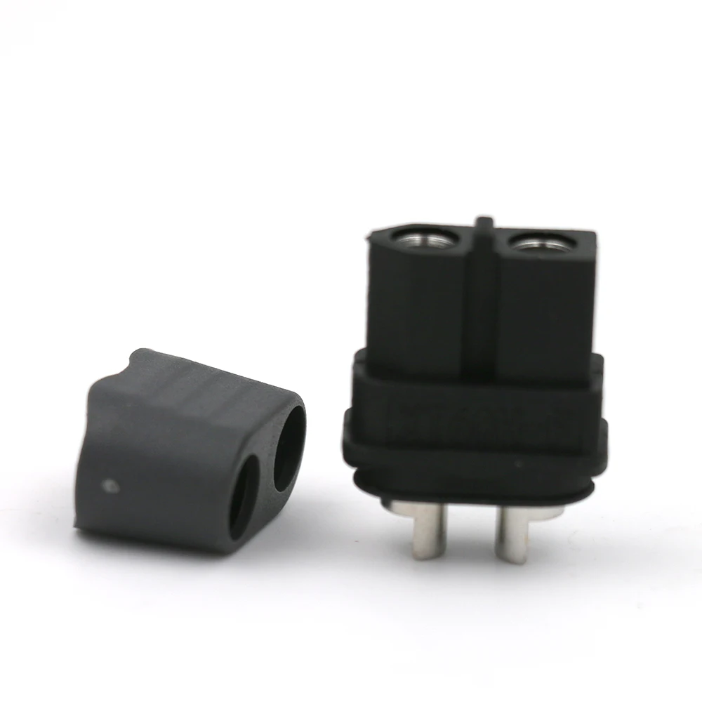 10 x Amass XT60+ XT60H Steckverbinder mit Schutzhülle, 5 Stecker, 5 Buchsen (5 Paare) für RC-Lipo-Akku, RC-Drohne, Auto, Boot – Detail 12