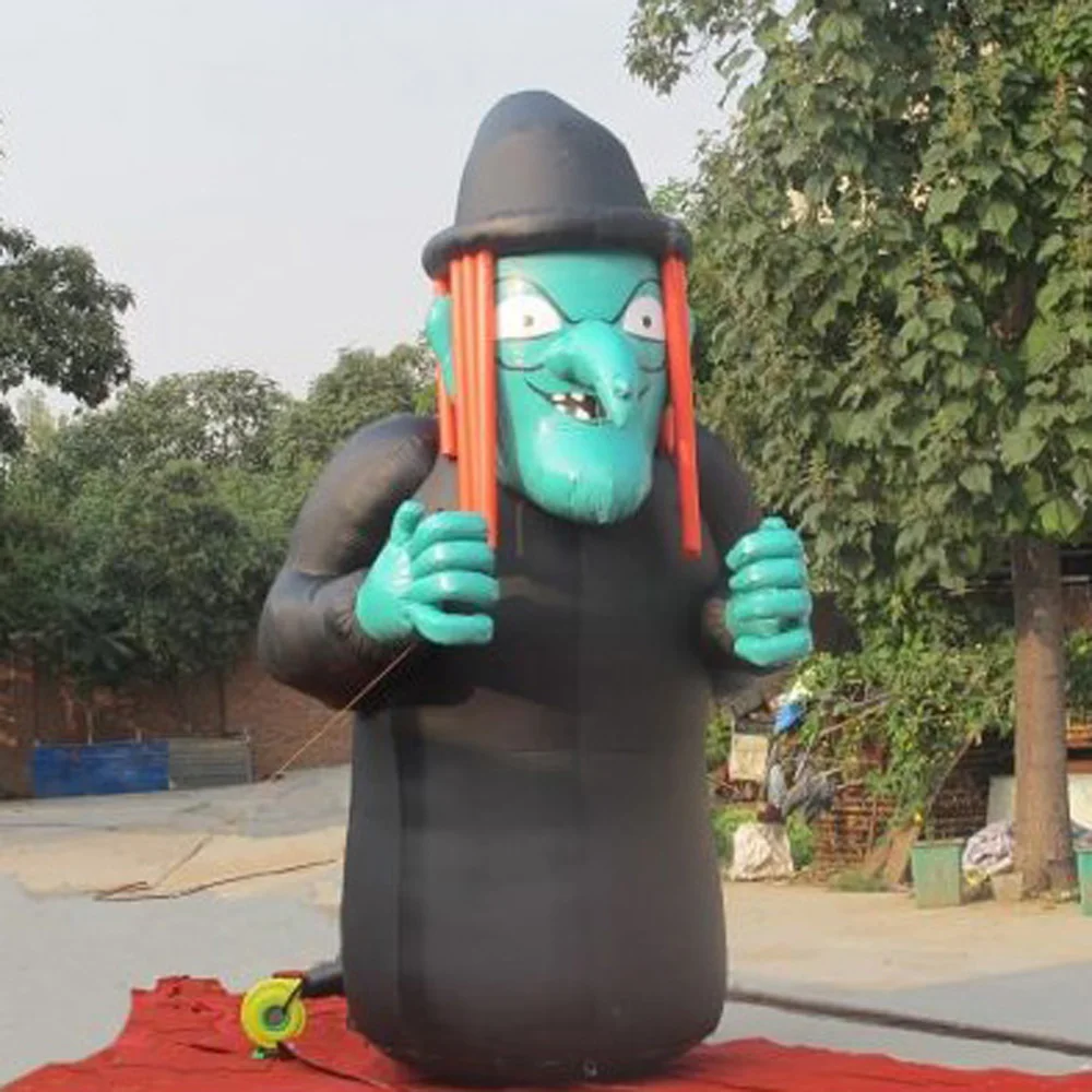 

5M outdoor halloween airblown inflatable giant inflatable halloween witch