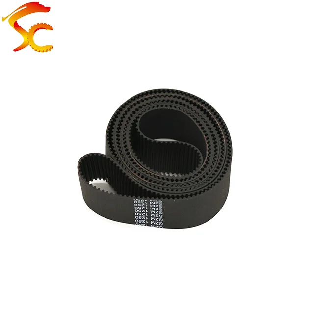 

10pcs S2M 1250 belt closed loop rubber S2M-1250-6mm10mm12mm15mm timing belt Teeth625 Length 1250mm width 6mm for 3D printer