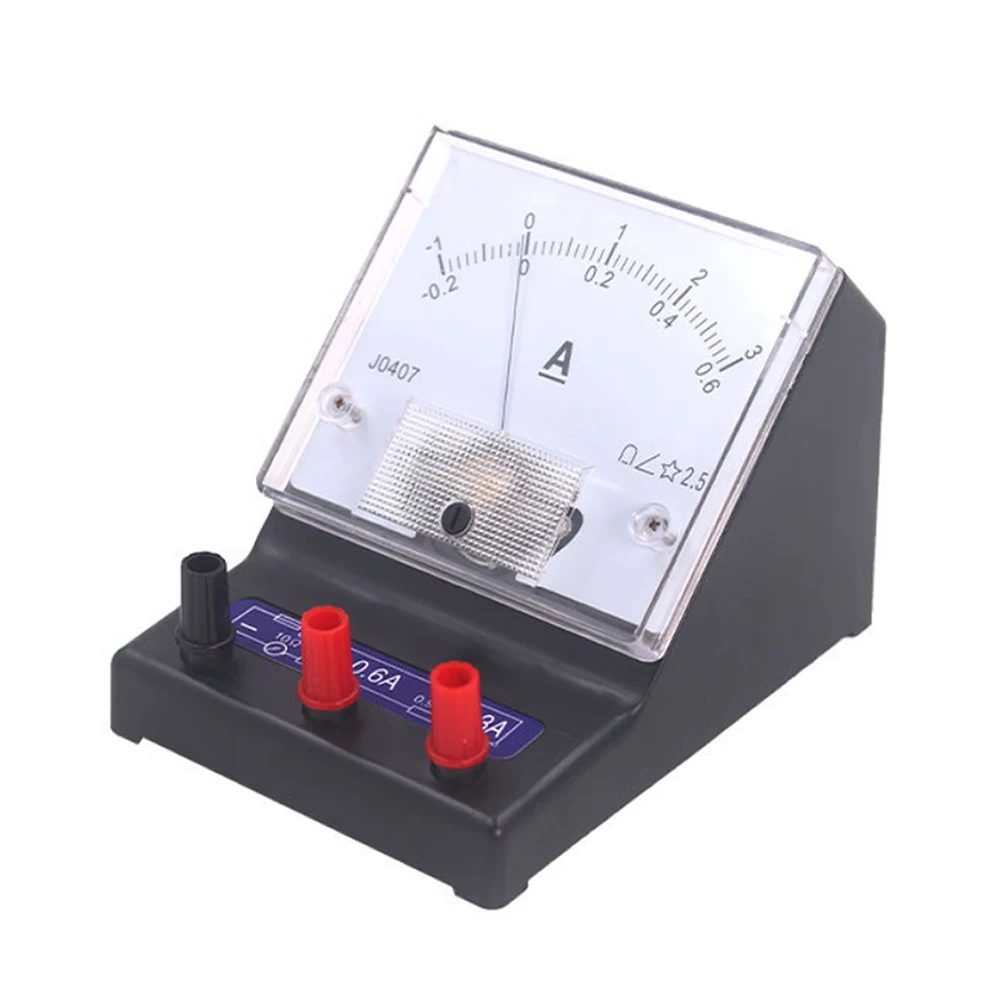 

Pointer type DC ammeter range 0-0.6A/3A Teaching instrument Current measurement electrical experiment high-precision