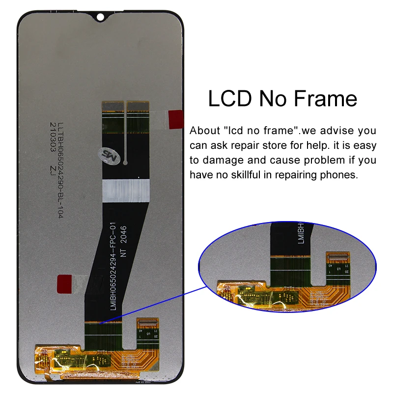 High Quality For Samsung Galaxy A02S Display A025 SM-A025F LCD Touch Screen Digitizer For A02S SM-A025F/DS SM-A025G Screen