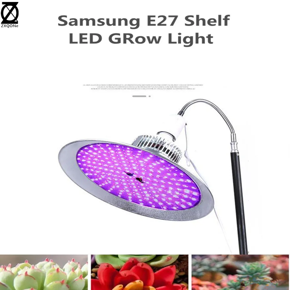 

40W 65W 80W LED stand grow lamp Adjustable height Samsung grow E27 lamp with condenser full spectrum for indoor plant grow