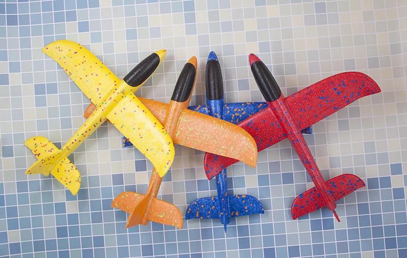 Aliante In Schiuma EPP 48cm – 2 Pezzi, Lanciato A Mano, Giocattolo Esterno Per Bambini