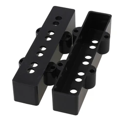 JB Bass Replacement Cover open  Neck And Bridge pickup covers Black