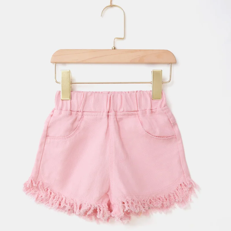 4-12 Years Kids Girl Shorts Summer Casual Candy Color Children Girl Cotton Short Pants