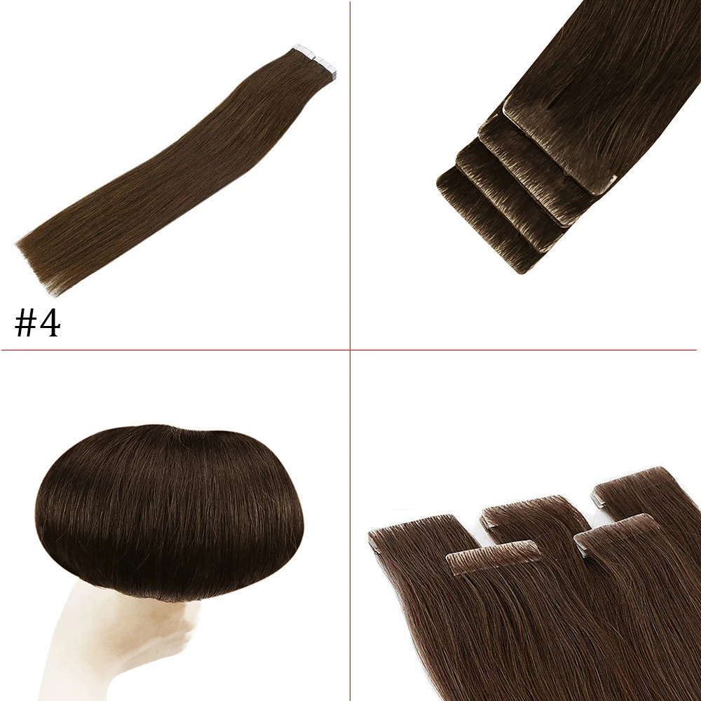 [12 Monate] Unsichtbare nahtlose Injektionsband-Haarverlängerungen, unbehandeltes Haar, weißestes Blond, 10A-Qualität, lange Nutzungsdauer – Detail 9