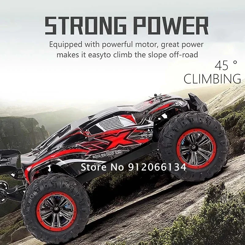 1:10 80KM 4WD Brushless Alloy Off-Road Remote Control Truck Car 45° Climbing Shock Absorption High Speed Drift Racing RC Car Toy