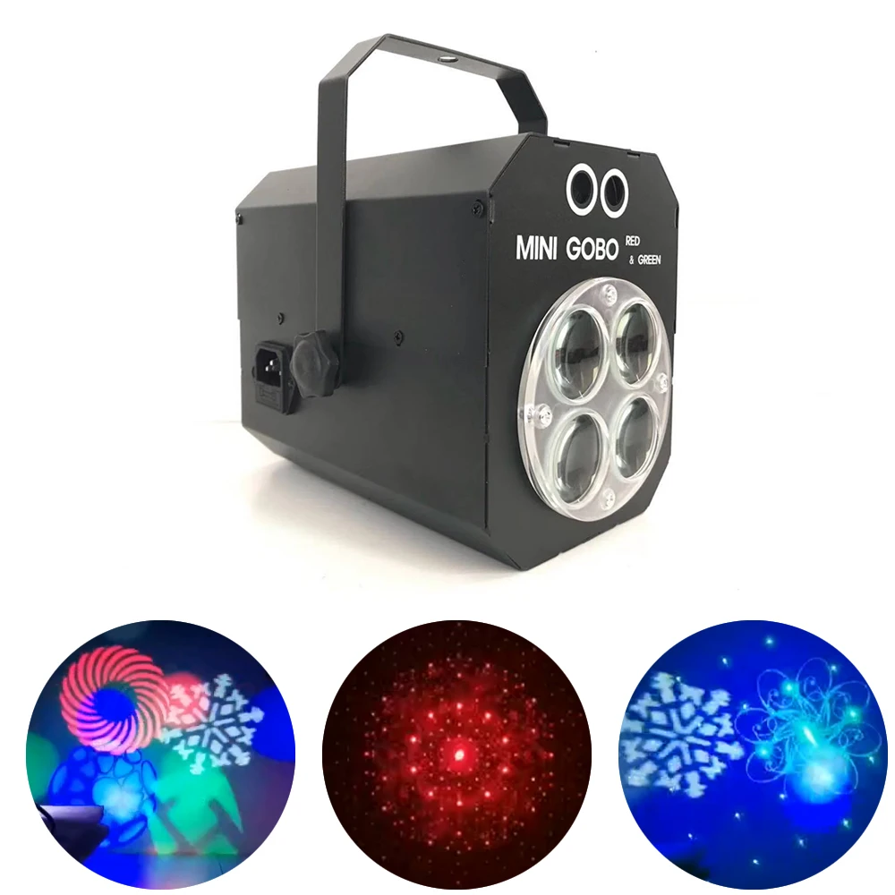 

Mini LED 8X3W RGBW 4IN1 Patterns Effect Light RG Laser Projector Scanner DJ Disco DMX512 Music Control Stage Party Bar Beam Lamp