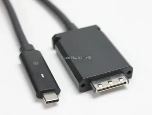 Imagen 2 del producto Cable Thunderbolt USB-C de uso de 120cm para estación de acoplamiento Dell WD15 Dock Dell K17 K17A K17A001