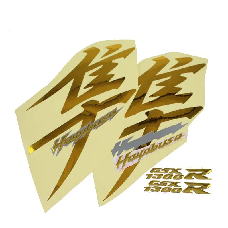KODASKIN Complete decals stickers Raise 3D Emblem whole Glod fit for HAYABUSA GSXR1300 1997-2007 2008-2017