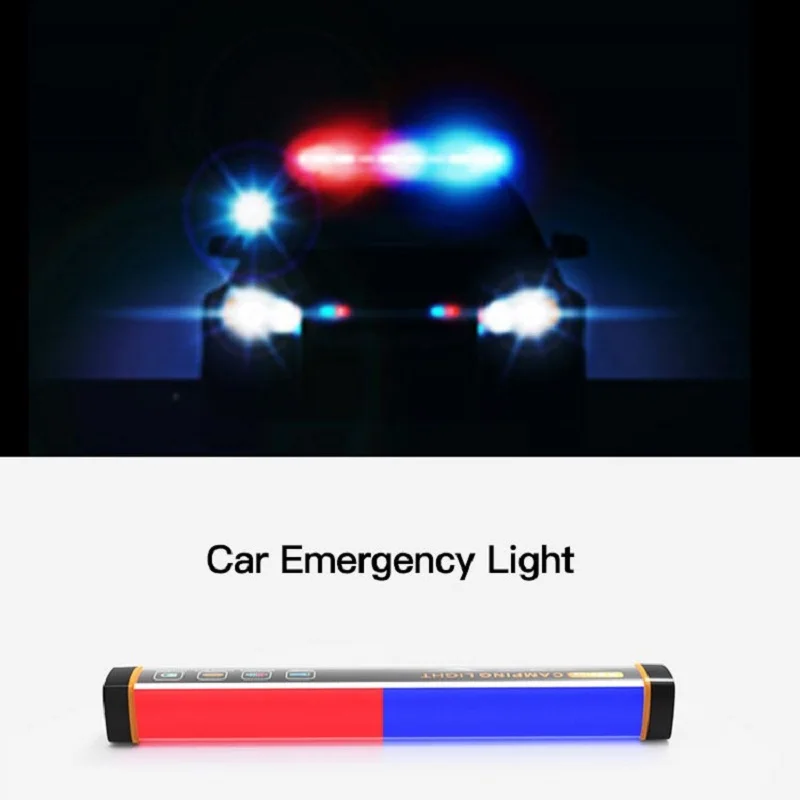 Car Emergency Waterproof Camping Light Powerbank Mosquito USB Rechargeable Portable Bivvy Lite Stick Magnetic Flashlight Torches