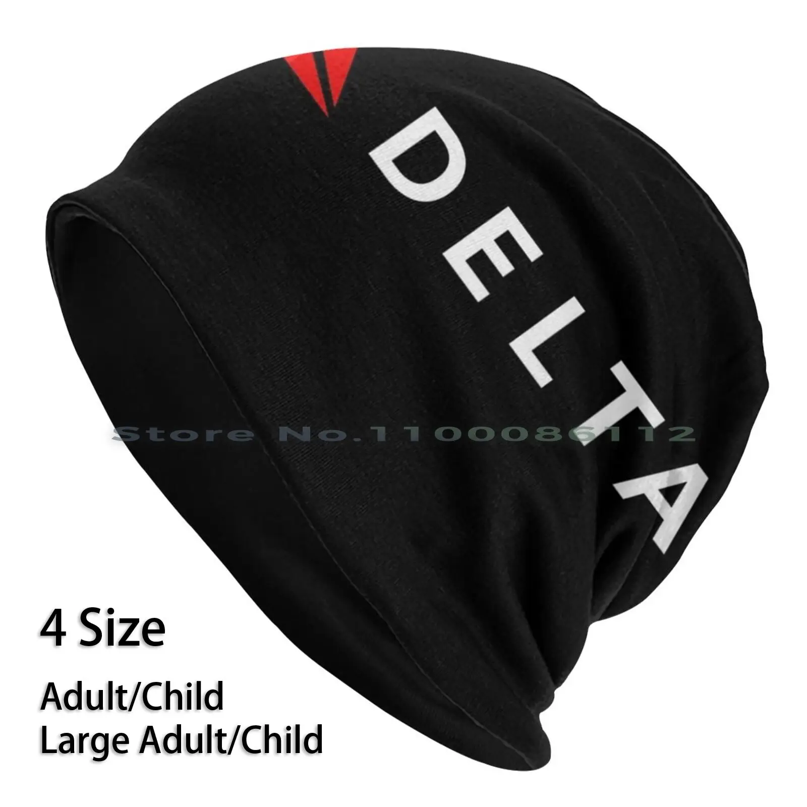 Delta Logo Beanies Knit Hat Delta Airways Travel Aviation Airplane Pilot Boeing Vintage Flying Airport Flight Cool Logo