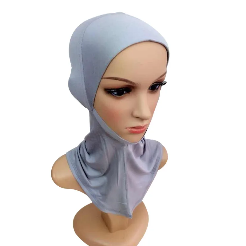 

DD28 wholesale Summer breathable Soft and comfortable Crossover hijab Bali Yarn muslim underscarf