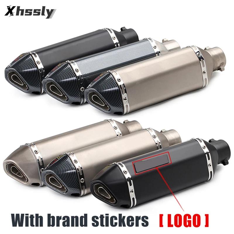 

Universal Motorcycle Muffler Exhaust Pipe AK Escape Moto For HONDA St1100 Crm 250 Transalp 650 Hornet Cb600F Cb 500 Grom Msx125