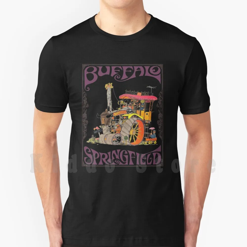 Camiseta Buffalo Springfield DIY de gran tamaño, 100% algodón, Buffalo Springfield Eric Burdon The Animals The Animals The Kinks The